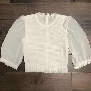 Wilfred short sleeve tempest blouse